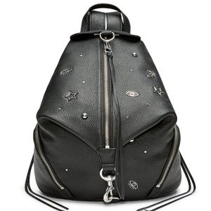 Rebecca Minkkoff Julian Stars and moon black backpack
